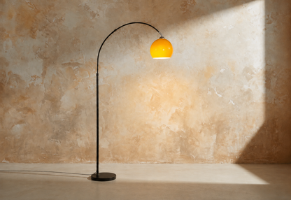 Modern Black Arc Dome Floor Lamp