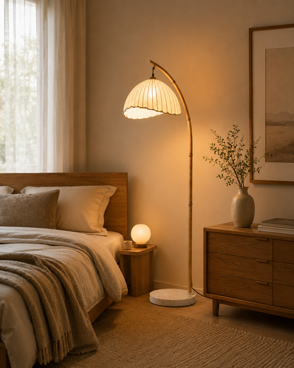Japanese Style Arch Floor Lamp