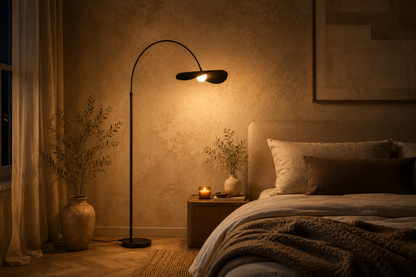 SolaLiving Modern Arc Floor Lamp