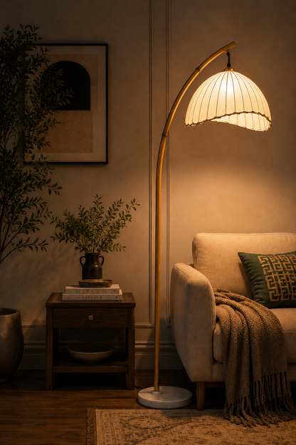 Japanese Style Arch Floor Lamp