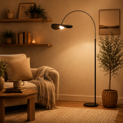SolaLiving Modern Arc Floor Lamp