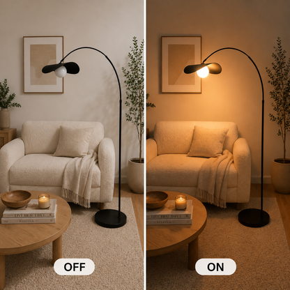 SolaLiving Modern Arc Floor Lamp