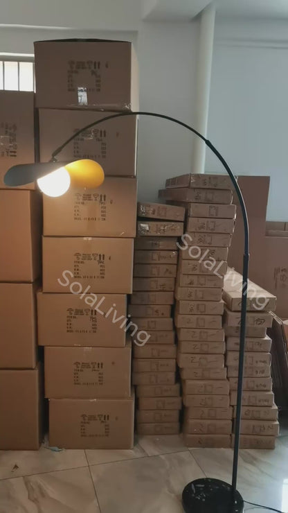 SolaLiving Modern Arc Floor Lamp